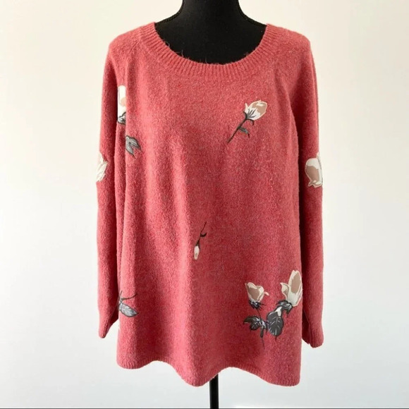 Gabrielle Molly Bracken Floral  Ribbed Sweater - Picture 2 of 16